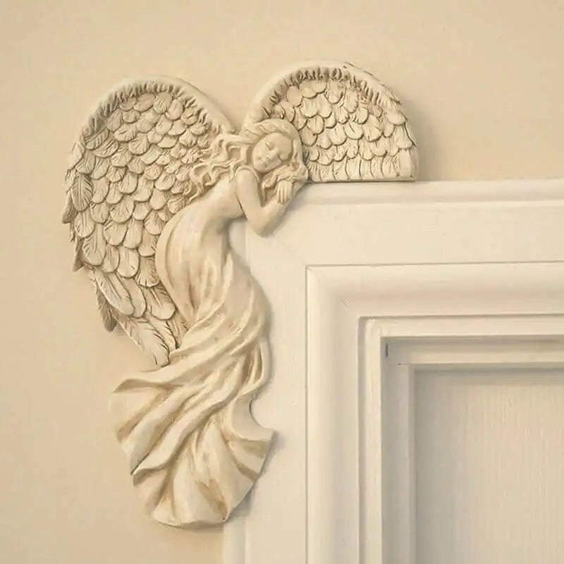 Turn any doorway into a heavenly entrance with our Angel Wings Door Frame Decorator. This unique and quirky product adds a touch of whimsy to your home decor while also serving as a practical tool to decorate door frames. Create a heavenly welcome for anyone who enters your home!