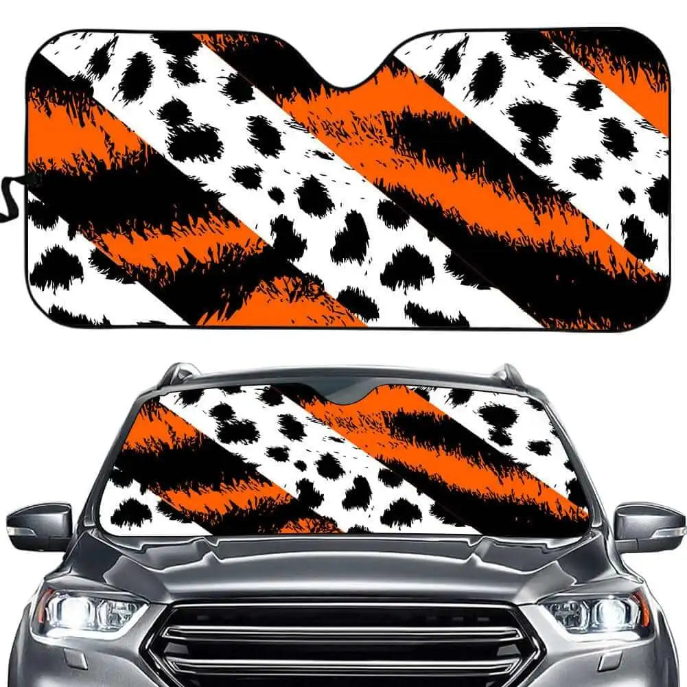 Shield your car from the blazing sun with this quirky and practical car windshield auto sunshade! Keep your vehicle cool and comfortable on hot days with this handy accessory. Perfect for anyone who loves a bit of shade and a good laugh.