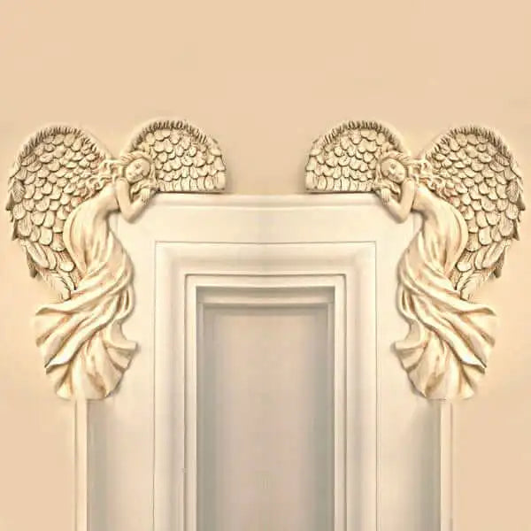 Turn any doorway into a heavenly entrance with our Angel Wings Door Frame Decorator. This unique and quirky product adds a touch of whimsy to your home decor while also serving as a practical tool to decorate door frames. Create a heavenly welcome for anyone who enters your home!