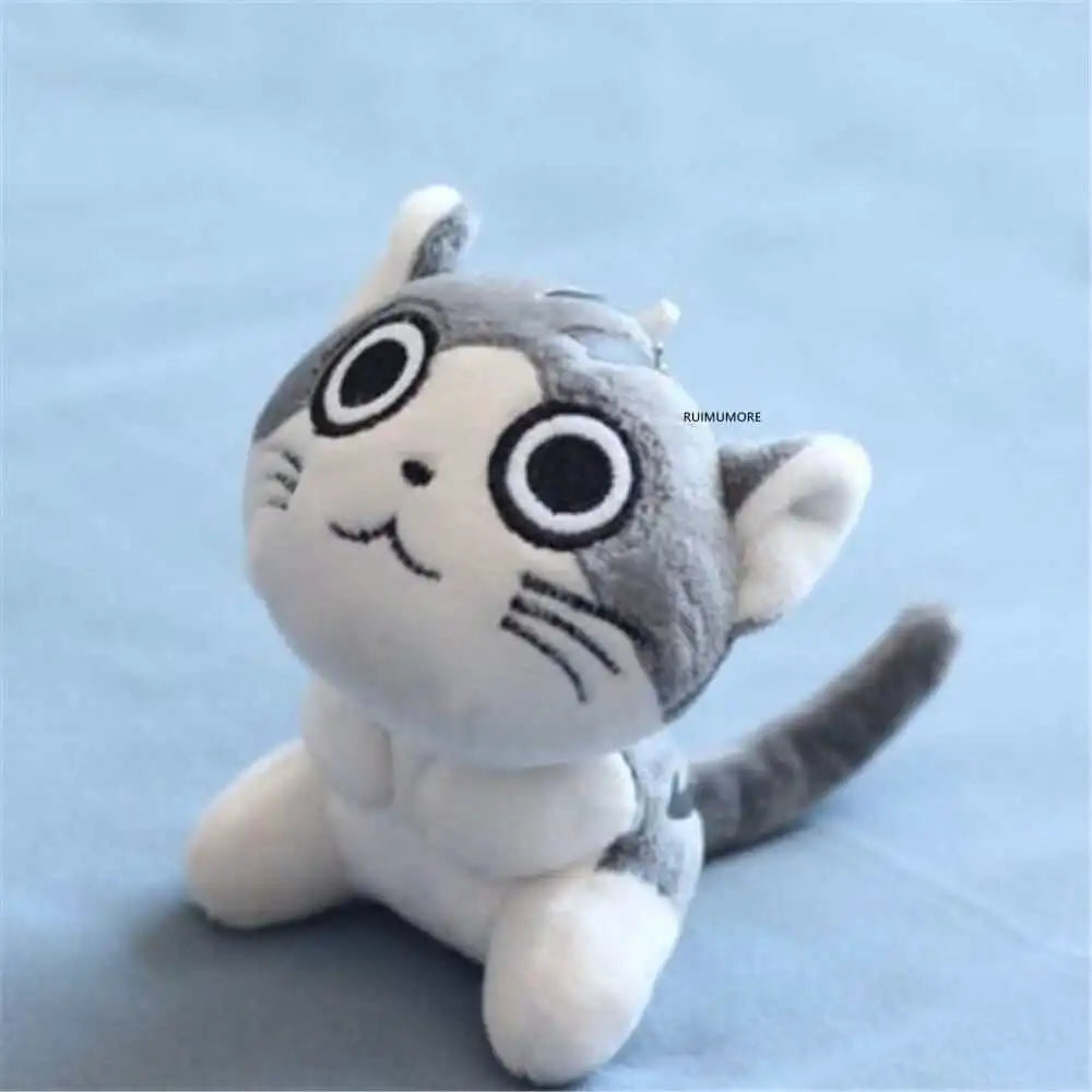 Add some extra cuteness to your keys with our Cat Plush Stuffed Doll Keychain. Perfect for feline lovers, this keychain is both practical and adorably soft. Take your favorite furry friend with you wherever you go!